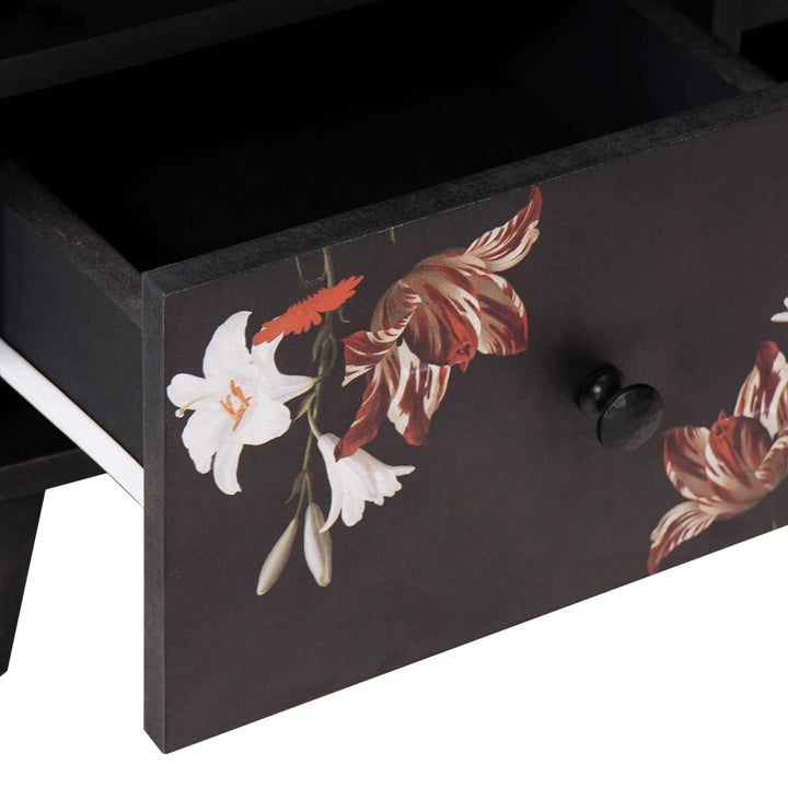 Förvaringsskåp Med Låda Flerfärgsdesign 100 X 33,5 X 46 Cm