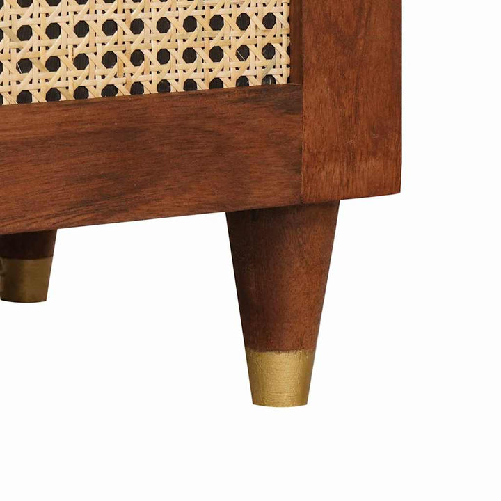 Sideboard Brun 60 X 33 X 75 Cm Massivt Mangoträ