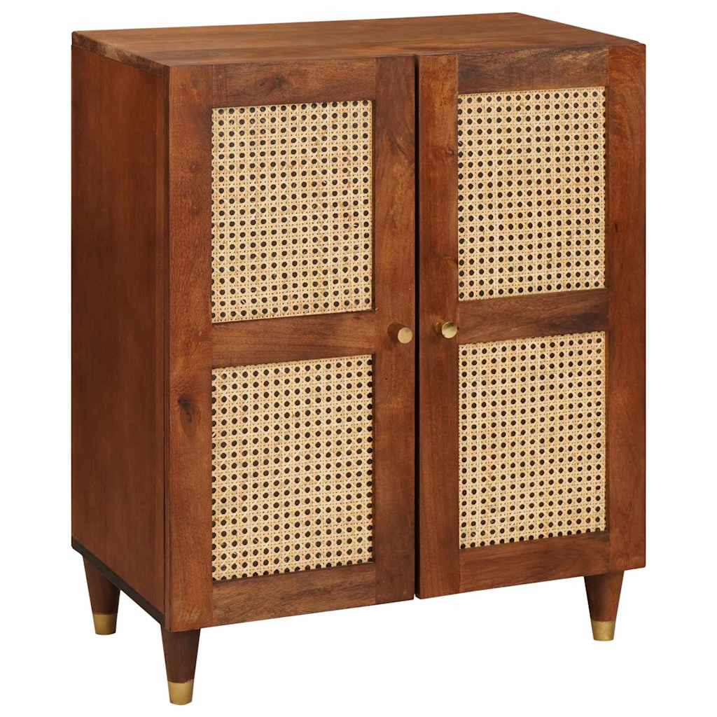 Sideboard Brun 60 X 33 X 75 Cm Massivt Mangoträ