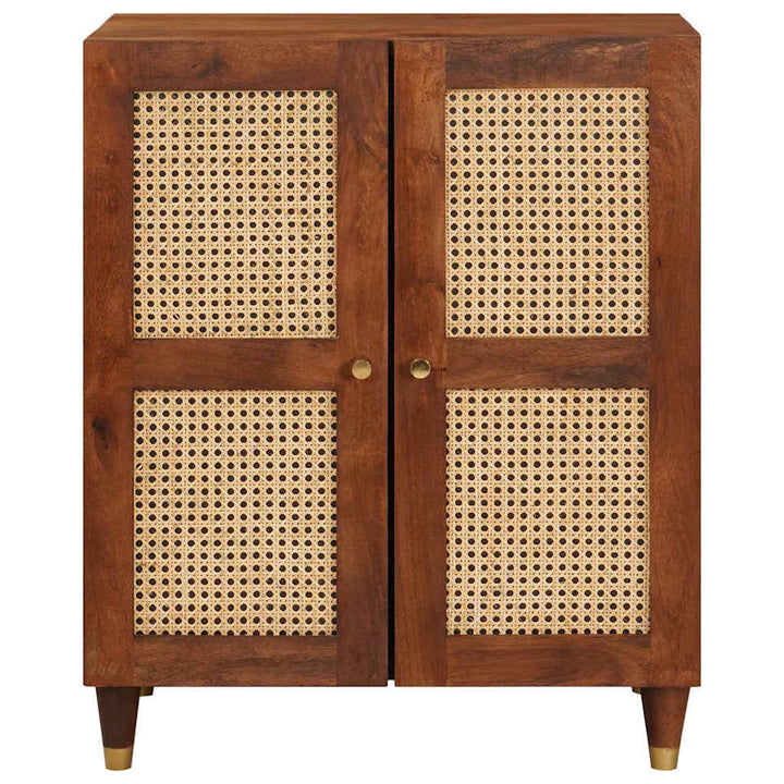 Sideboard Brun 60 X 33 X 75 Cm Massivt Mangoträ