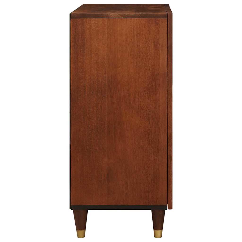Sideboard Brun 60 X 33 X 75 Cm Massivt Mangoträ