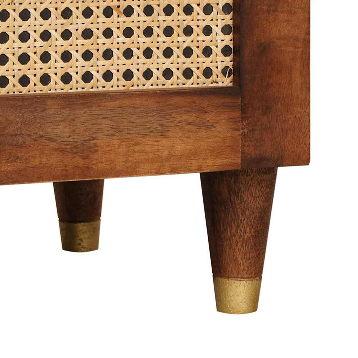 Sideboard Brun 60 X 33 X 75 Cm Massivt Mangoträ