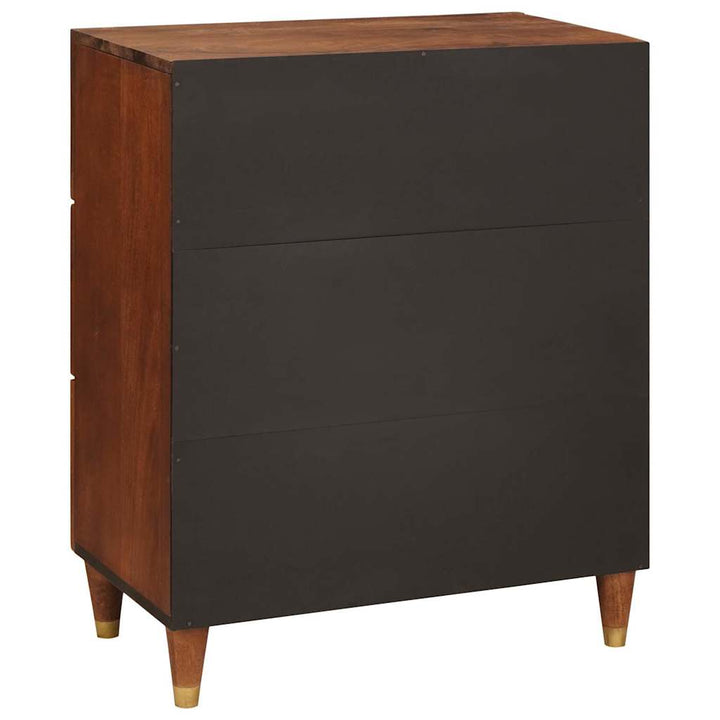 Sideboard Brun 60 X 33 X 75 Cm Massivt Mangoträ