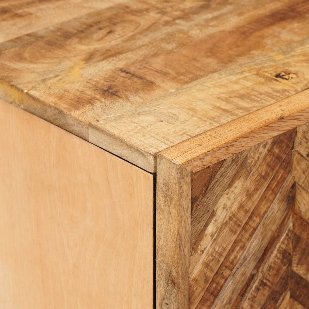 Förvaringsskåp Brun 105 X 33,5 X 46 Cm Massivt Mangoträ