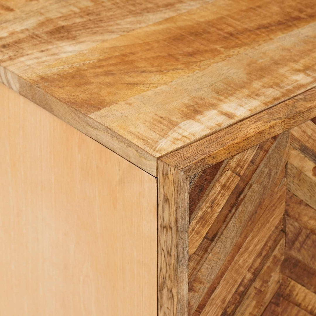 Förvaringsskåp Brun 105 X 33,5 X 46 Cm Massivt Mangoträ