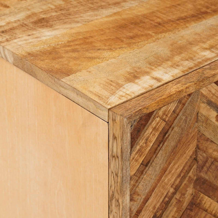 Förvaringsskåp Brun 105 X 33,5 X 46 Cm Massivt Mangoträ