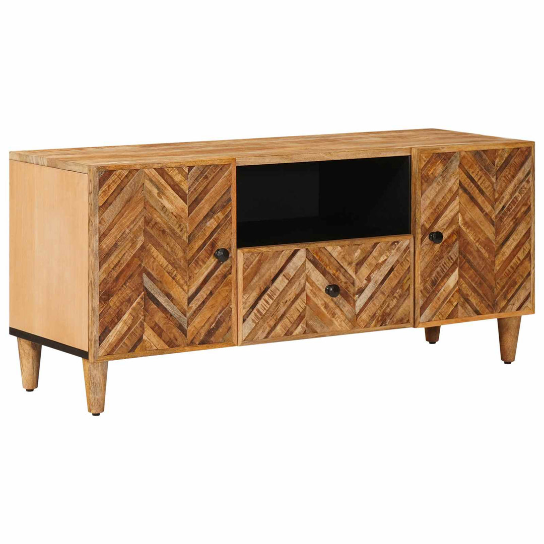 Förvaringsskåp Brun 105 X 33,5 X 46 Cm Massivt Mangoträ