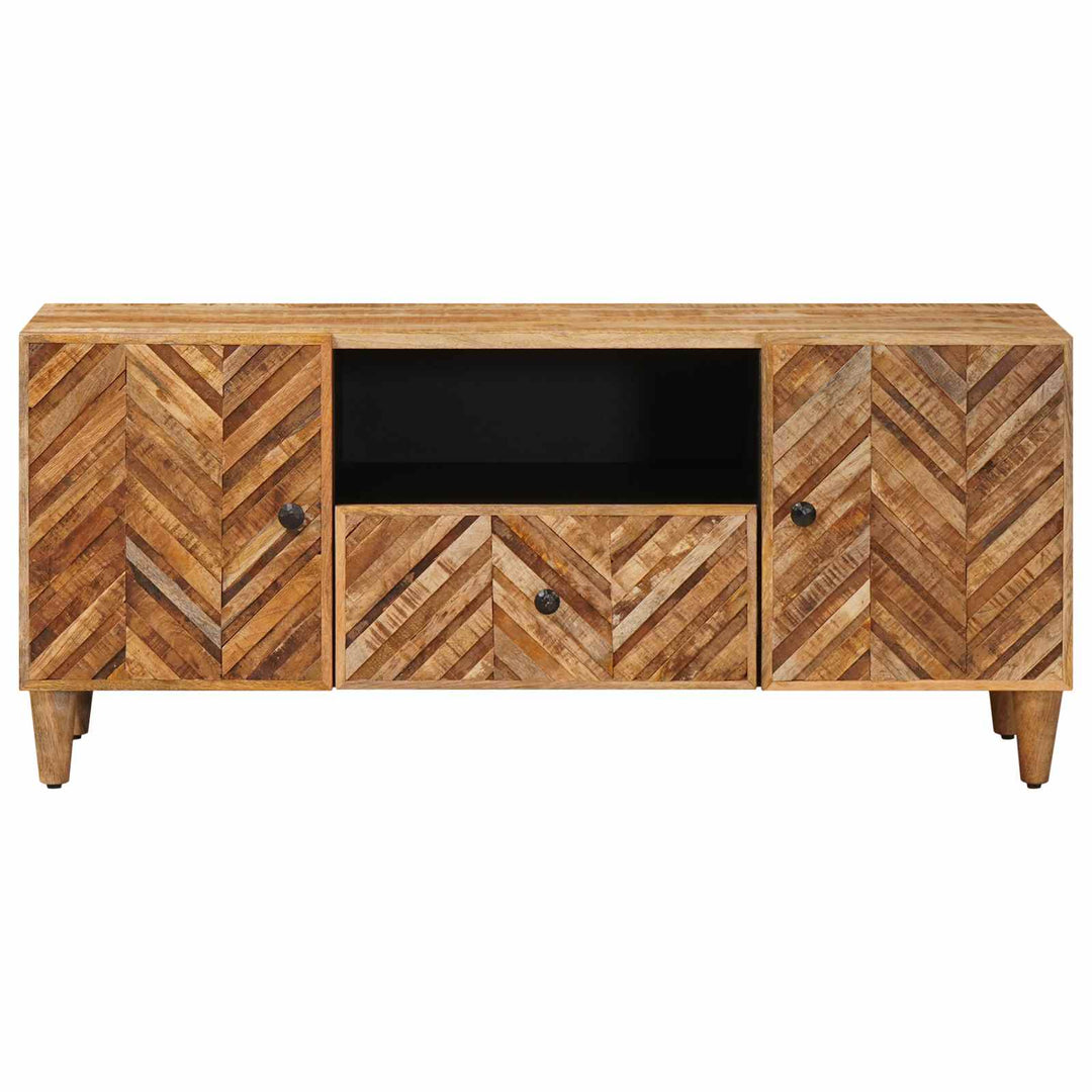 Förvaringsskåp Brun 105 X 33,5 X 46 Cm Massivt Mangoträ