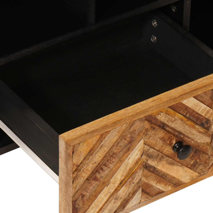 Förvaringsskåp Brun 100 X 33,5 X 46 Cm Massivt Mangoträ