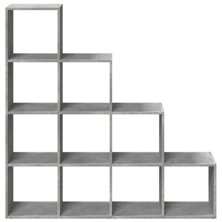 Bokhylla/Rumsavdelare 4 Hyllor 131,5X29X131,5Cm Konstruerat Trä