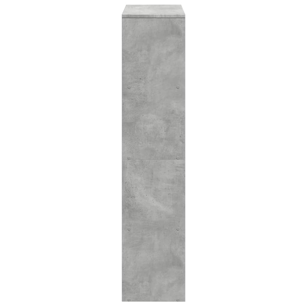 Bokhylla/Rumsavdelare 4 Hyllor 131,5X29X131,5Cm Konstruerat Trä