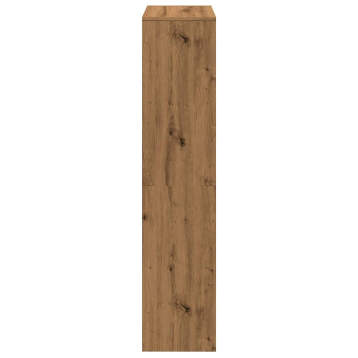 Bokhylla/Rumsavdelare 4 Hyllor 131,5X29X131,5Cm Konstruerat Trä