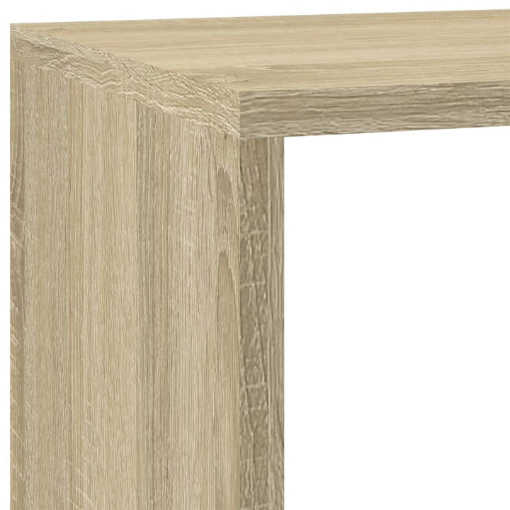Bokhylla/Rumsavdelare 3 Hyllor 137,5X29X103,5Cm Konstruerat Trä