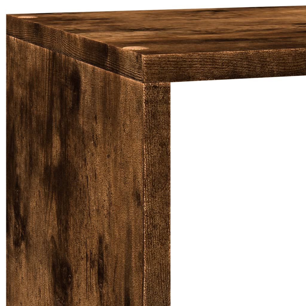 Bokhylla/Rumsavdelare 3 Hyllor 137,5X29X103,5Cm Konstruerat Trä