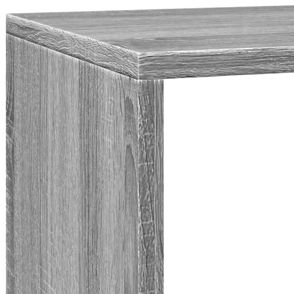 Bokhylla/Rumsavdelare 3 Hyllor 137,5X29X103,5Cm Konstruerat Trä