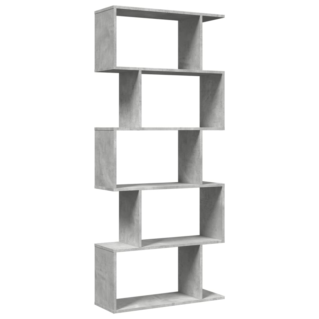 Bokhylla/Rumsavdelare 5 Hyllplan 70X24X Konstruerat Trä