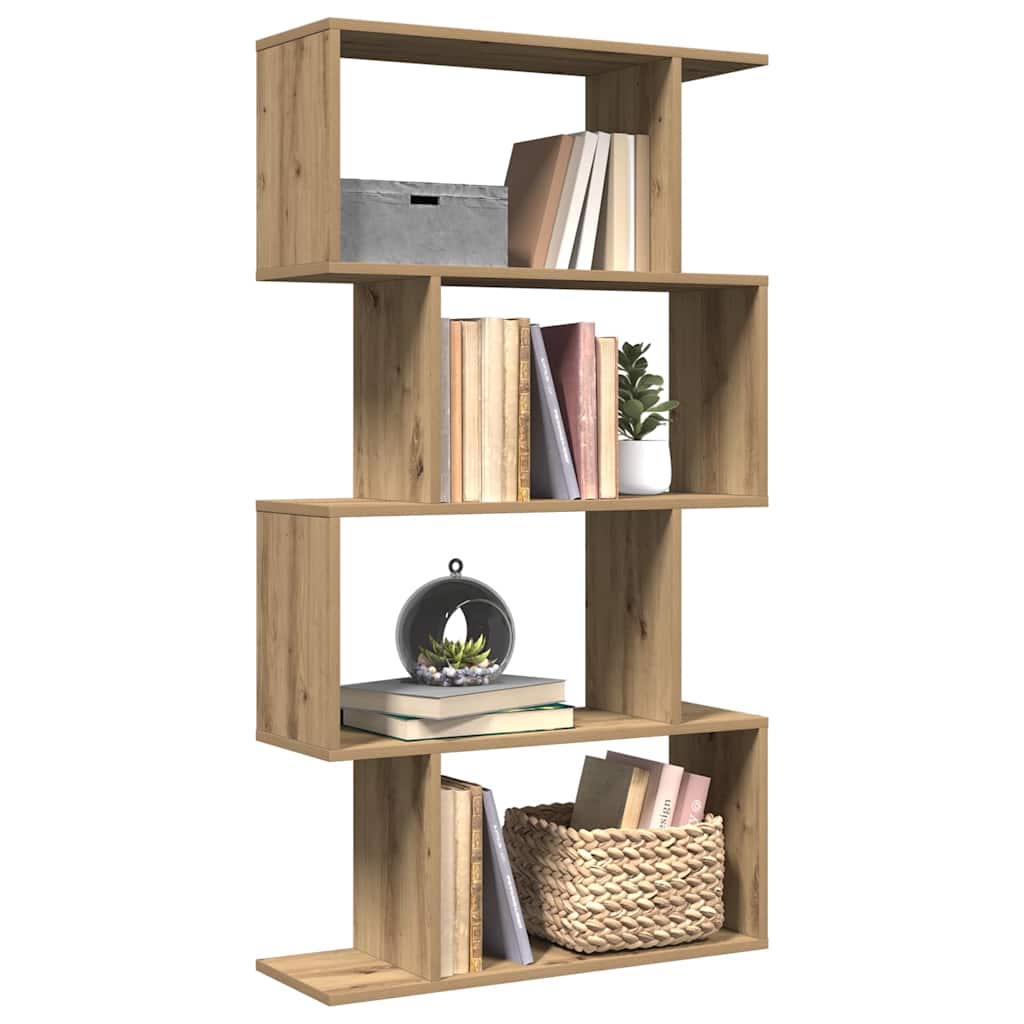 Bokhylla/Rumsavdelare 5 Hyllplan 70X24X Konstruerat Trä
