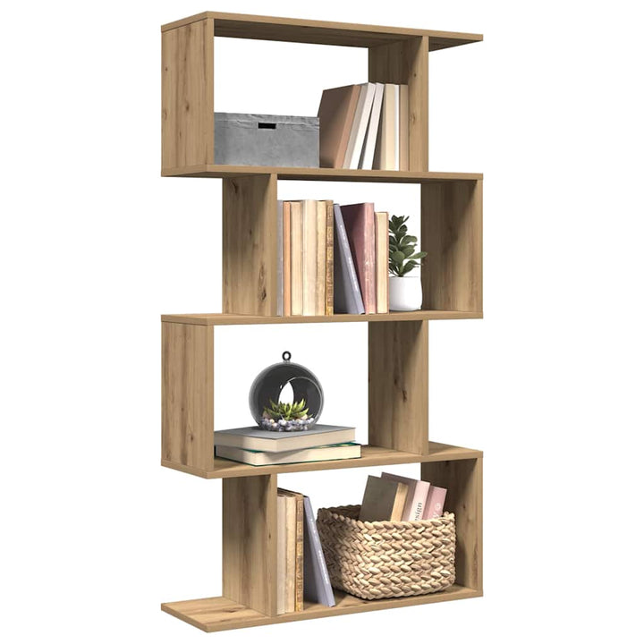 Bokhylla/Rumsavdelare 5 Hyllplan 70X24X Konstruerat Trä