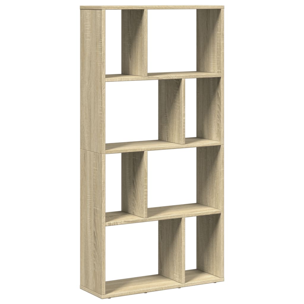 Bokhylla Sonoma-Ek 60X20X120,5 Cm Konstruerat Trä