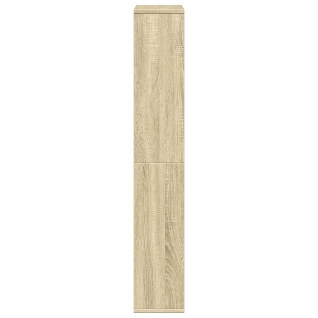 Bokhylla Sonoma-Ek 60X20X120,5 Cm Konstruerat Trä