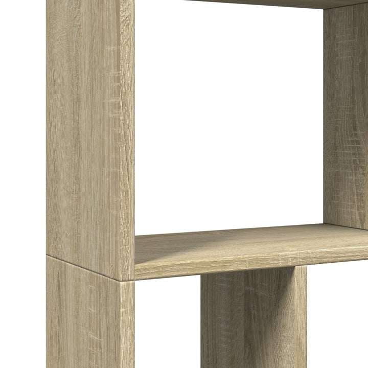 Bokhylla Sonoma-Ek 60X20X120,5 Cm Konstruerat Trä