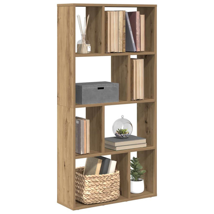 Bokhylla Sonoma-Ek 60X20X120,5 Cm Konstruerat Trä