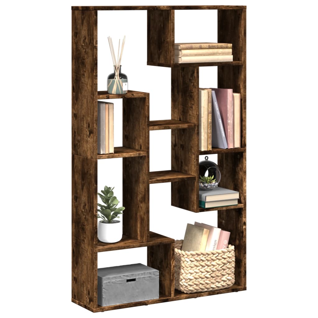 Bokhylla Sonoma-Ek 60X20X120,5 Cm Konstruerat Trä