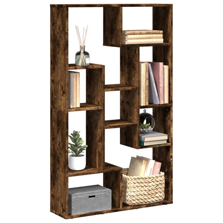 Bokhylla Sonoma-Ek 60X20X120,5 Cm Konstruerat Trä