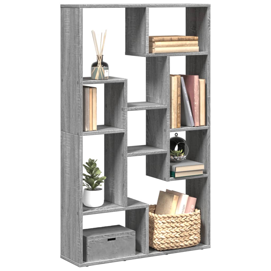 Bokhylla Sonoma-Ek 60X20X120,5 Cm Konstruerat Trä