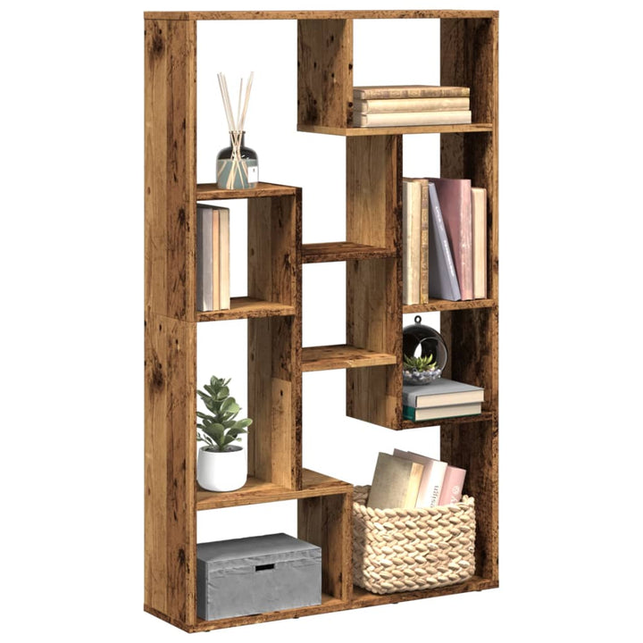 Bokhylla Sonoma-Ek 60X20X120,5 Cm Konstruerat Trä