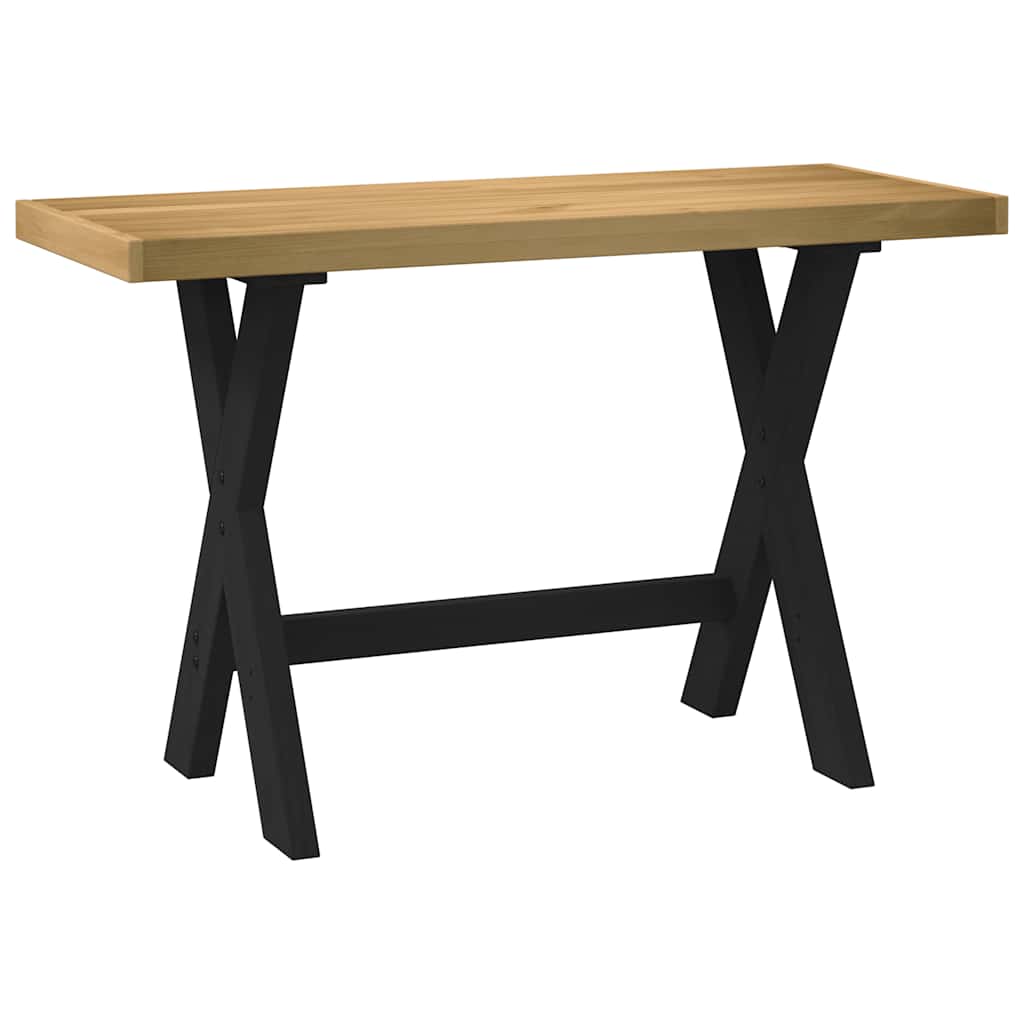 Skrivbord Noain Ade Ben 120X50X75 Cm Massiv Furu