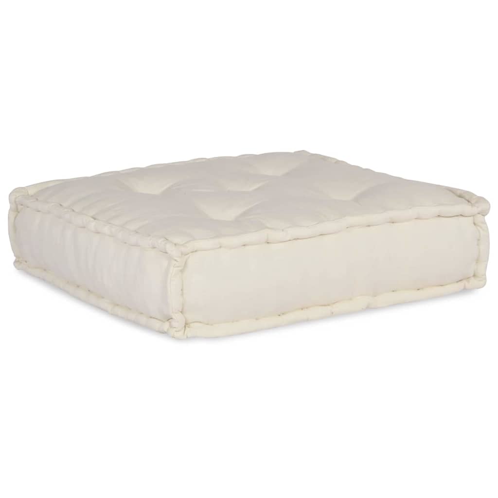 Modulsofa Enhet Tyg Gräddvit 210 X 140 X 56 Cm