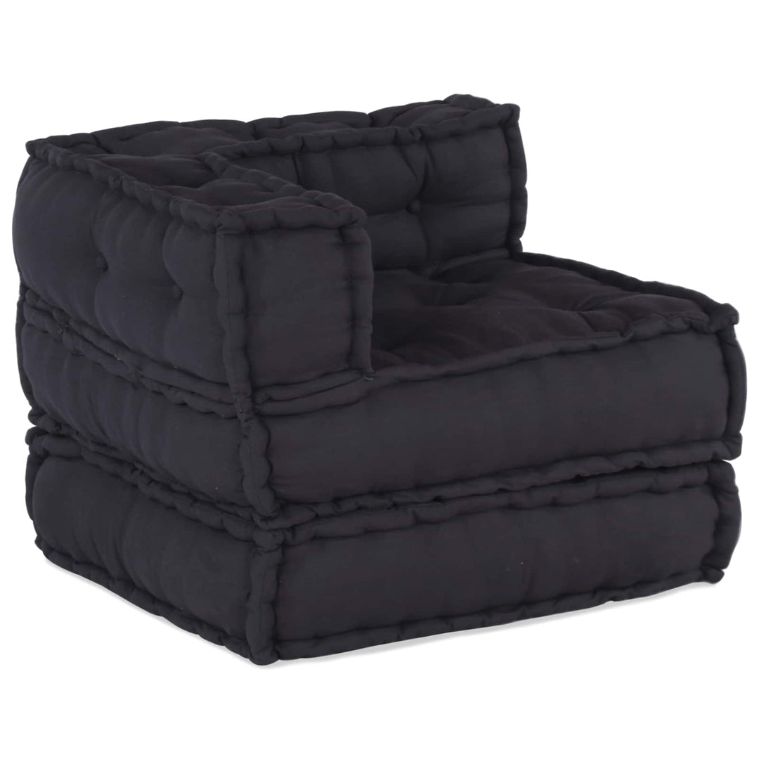 Modulsofa Enhet Tyg Antracit 210 X 70 X 56 Cm