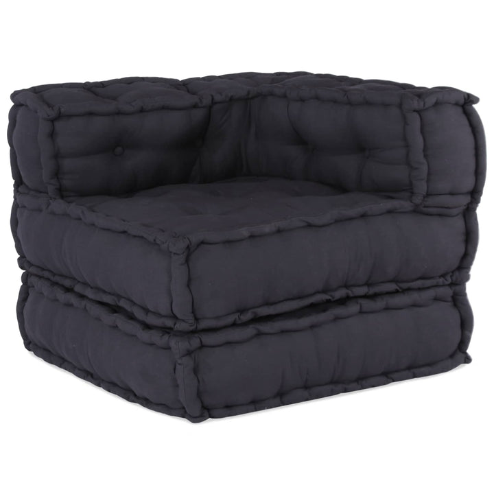 Modulsofa Enhet Tyg Antracit 210 X 70 X 56 Cm