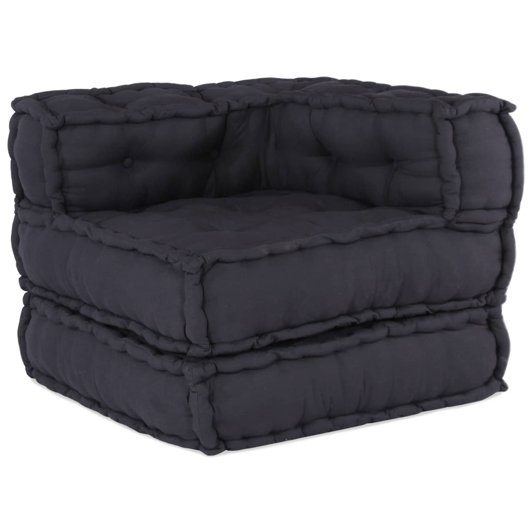 Modulsofa Enhet Tyg Antracit 210 X 70 X 56 Cm