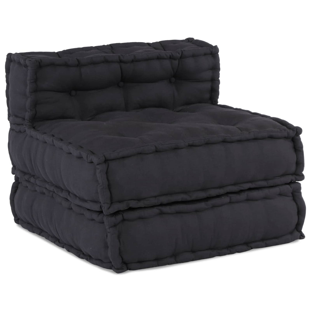 Modulsofa Enhet Tyg Antracit 210 X 70 X 56 Cm