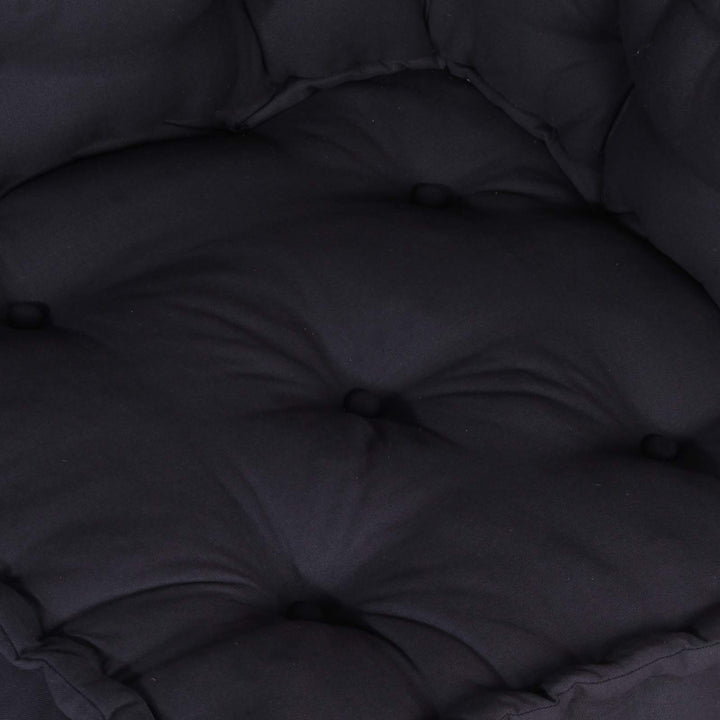 Modulsofa Enhet Tyg Antracit 210 X 140 X 56 Cm