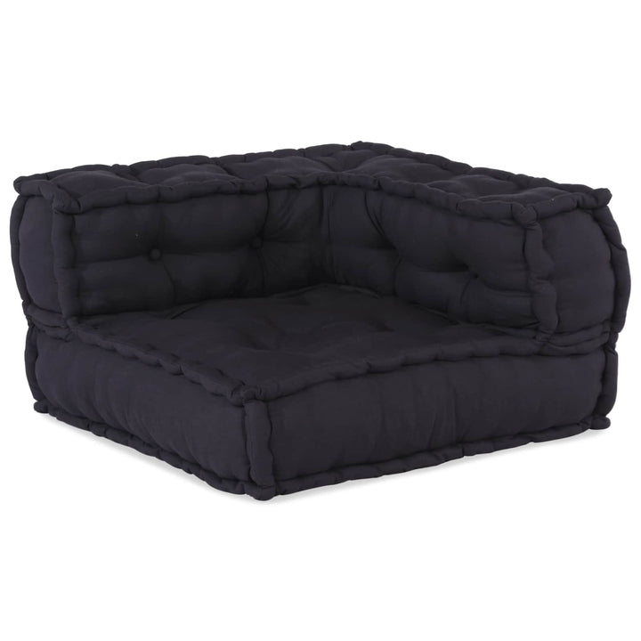 Modulsofa Enhet Tyg Antracit 210 X 140 X 56 Cm