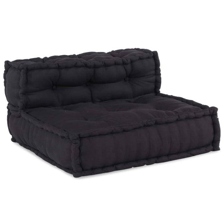 Modulsofa Enhet Tyg Antracit 210 X 140 X 56 Cm