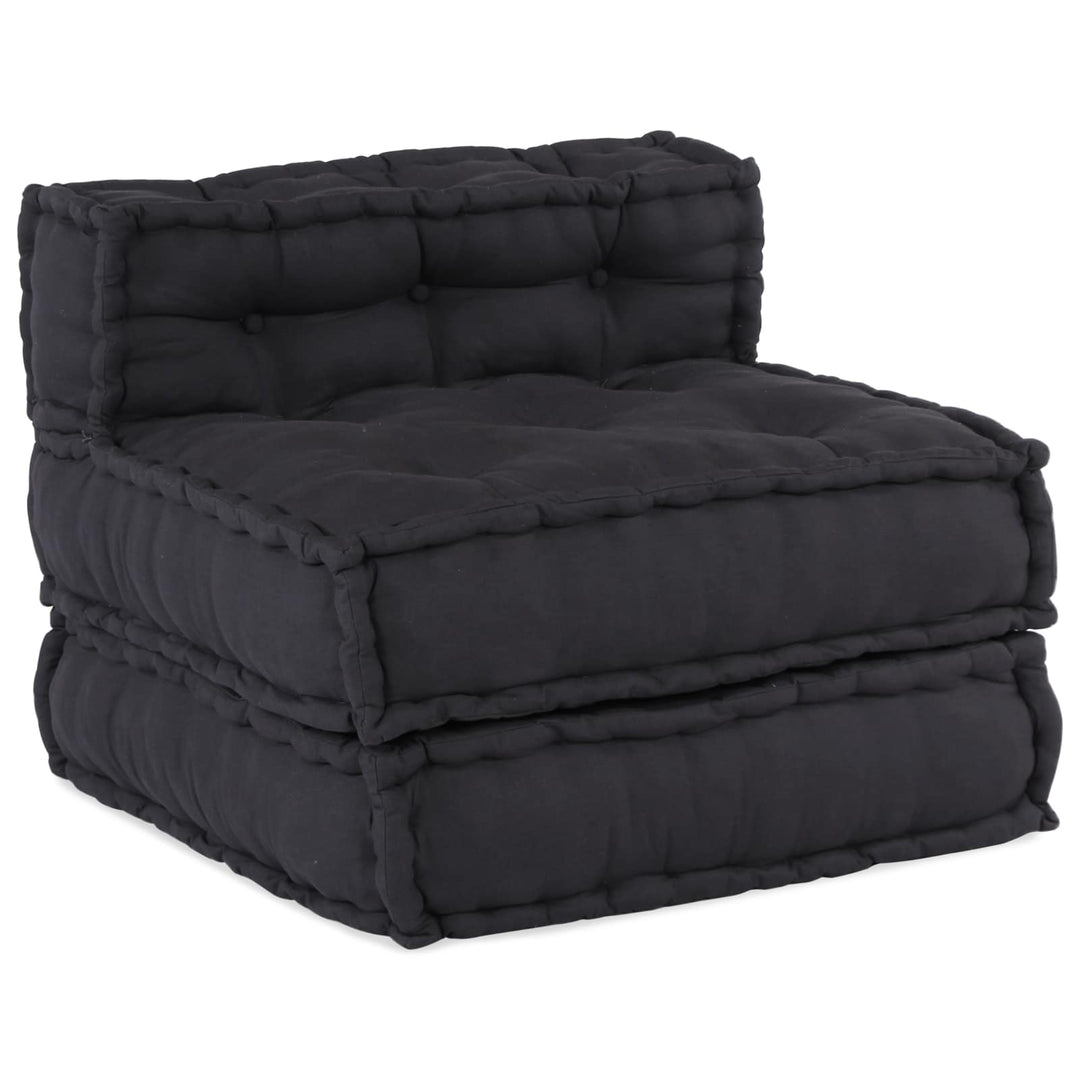 Modulsofa Enhet Tyg Antracit 210 X 140 X 56 Cm