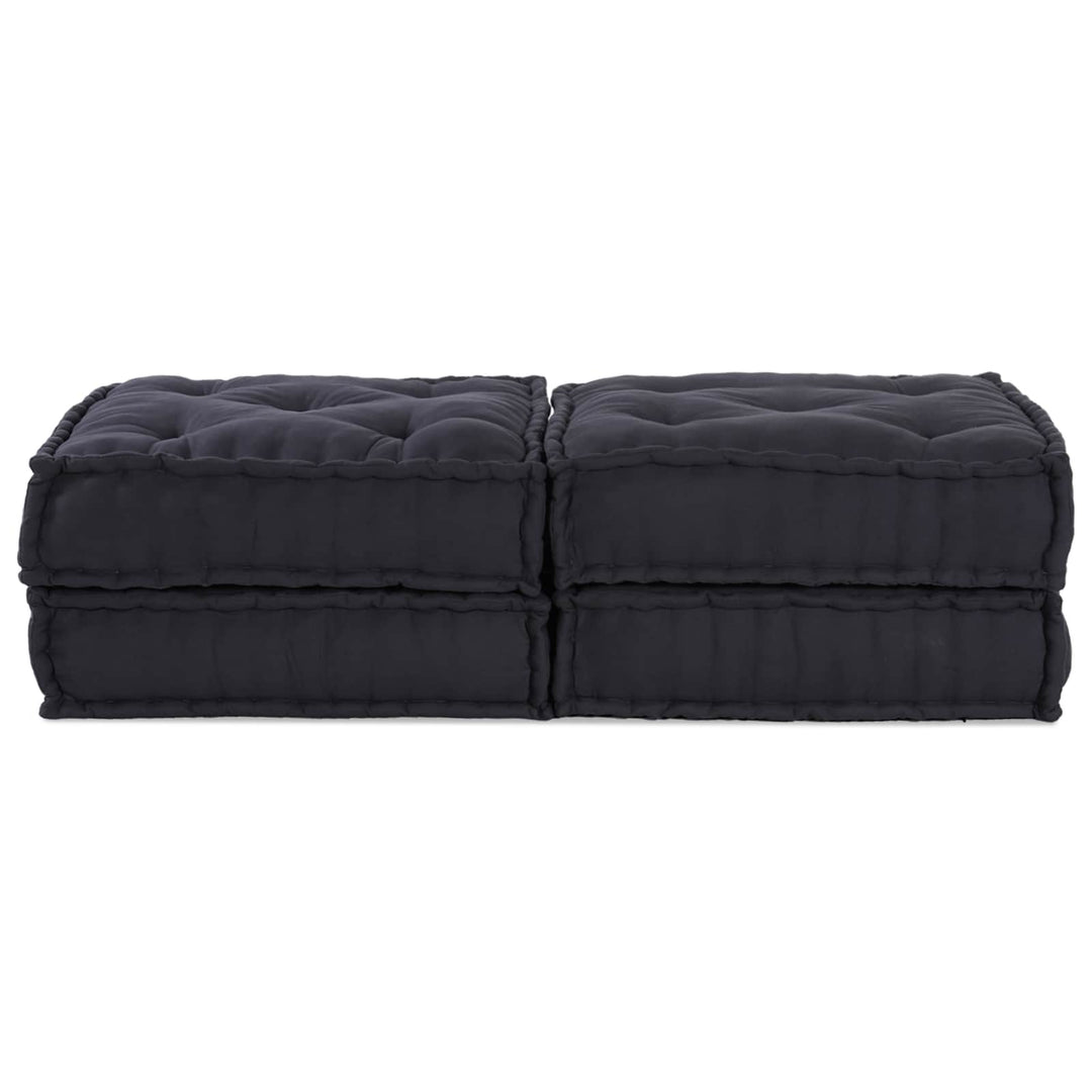Modulsofa Enhet 2 St Tyg Antracit 140 X 70 X 36 Cm