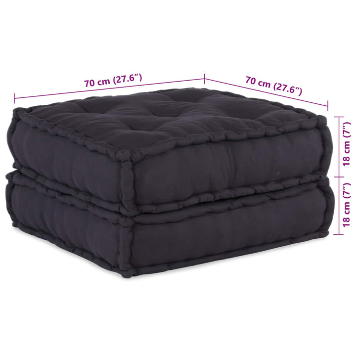 Modulsofa Enhet 2 St Tyg Antracit 140 X 70 X 36 Cm