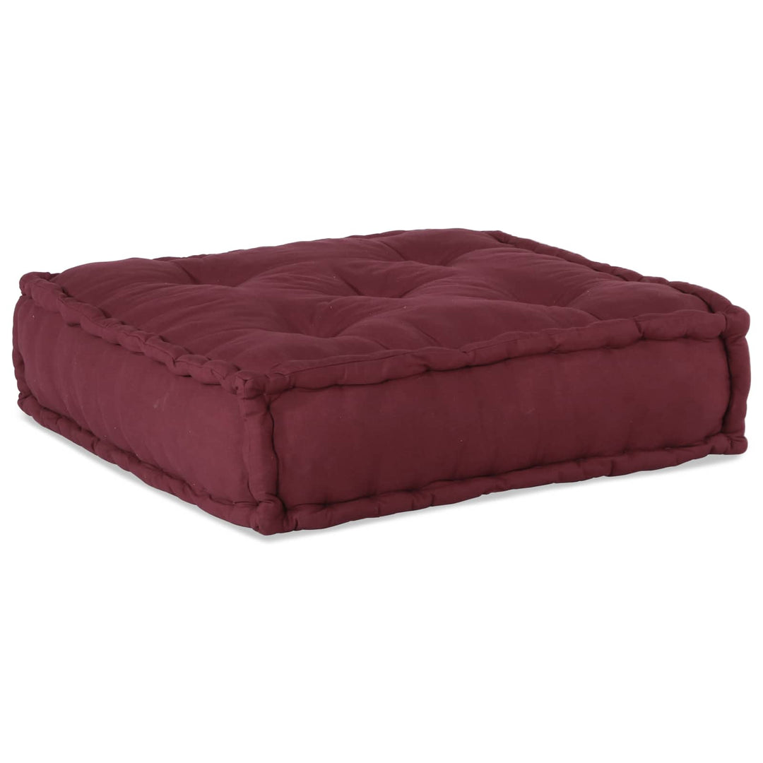 Modulsofa Enhet Tyg Bordeaux 210 X 70 X 56 Cm