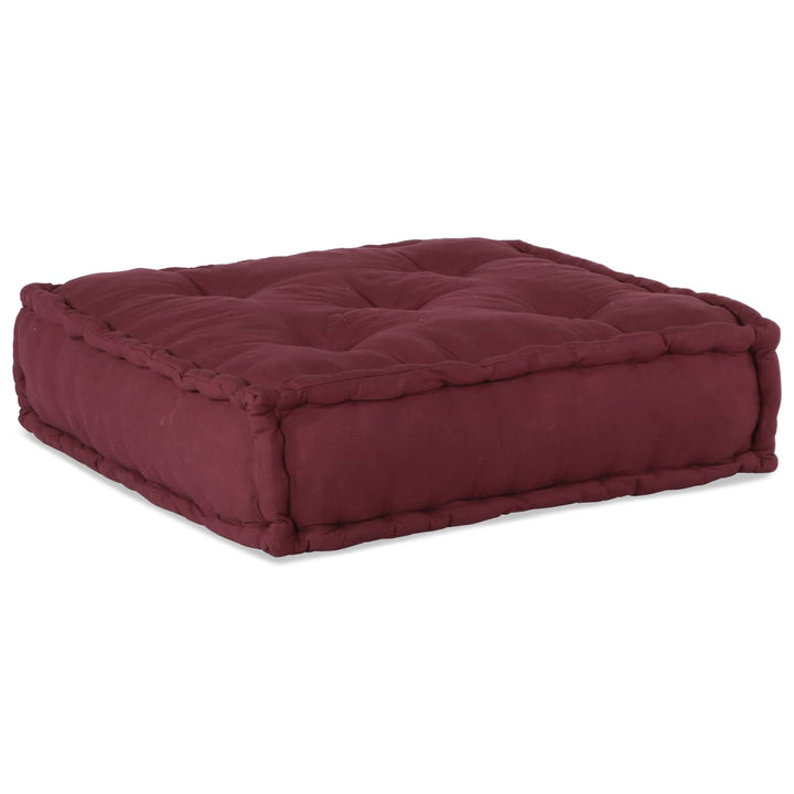 Modulsofa Enhet Tyg Bordeaux 210 X 140 X 56 Cm