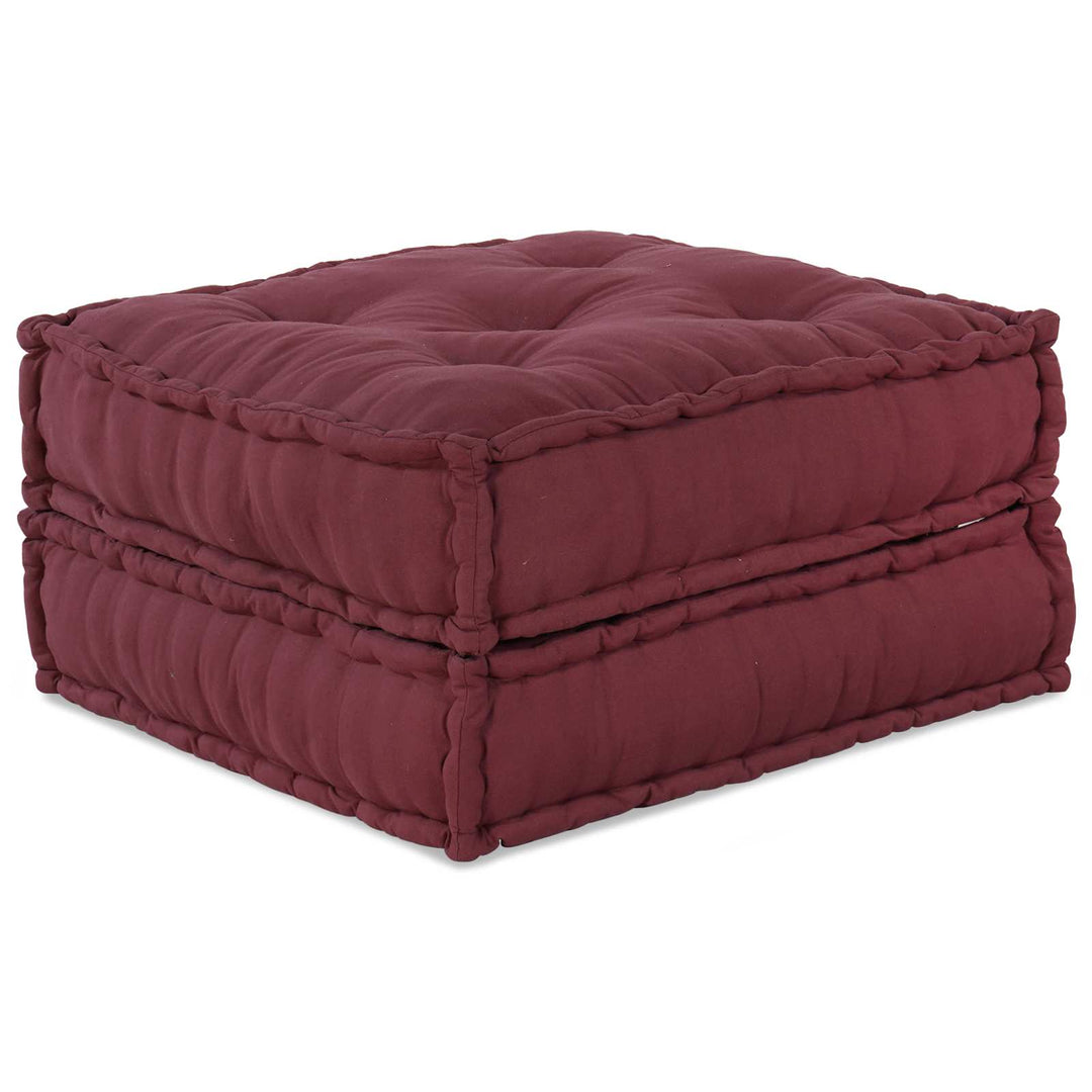 Modulsofa Enhet 2 Pcs Bordeaux 140 X 70 X 36 Cm Tyg