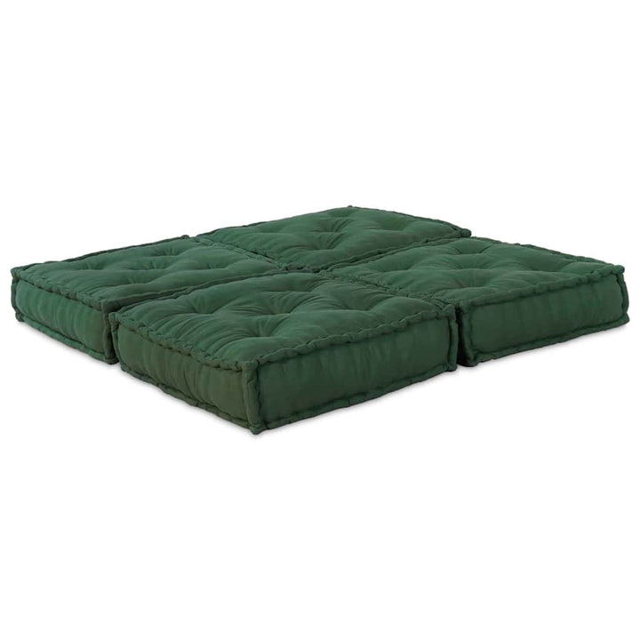 Modulsofa Enhet 2 St Tyg Grön 140 X 70 X 36 Cm