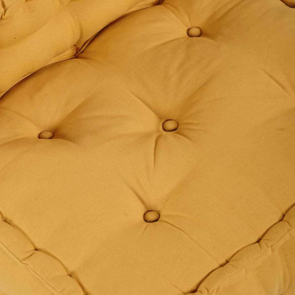 Modulsofa Enhet Tyg Gul 210 X 140 X 56 Cm
