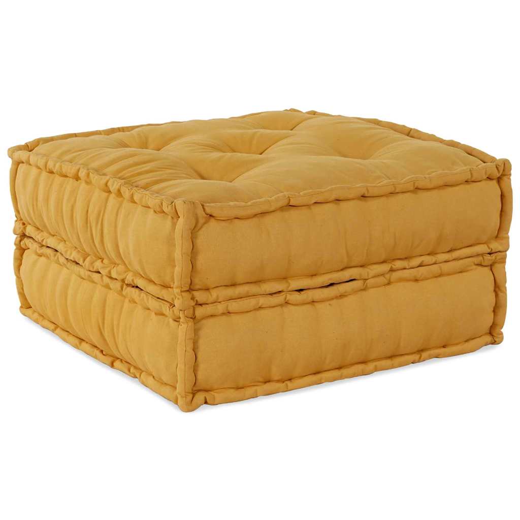 Modulsofa Enhet 2 Pcs Gul 140 X 70 X 36 Cm Tyg