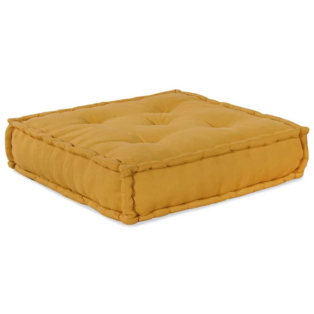 Modulsofa Enhet 2 Pcs Gul 140 X 70 X 36 Cm Tyg