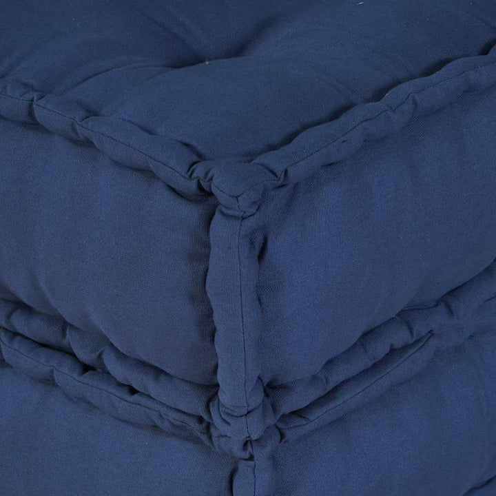 Modulsofa Enhet Tyg Indigo 210 X 140 X 56 Cm